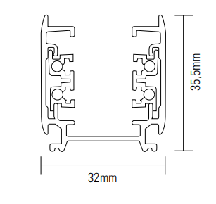 Accessoires Rails Triphasés