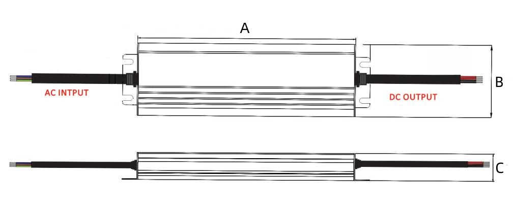 Alimentation 12V IP67 400W