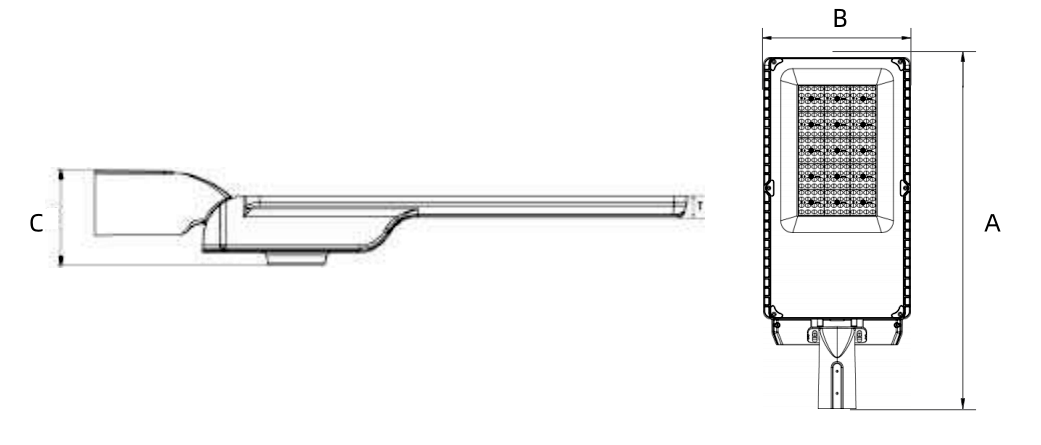 Eclairage Public 100W